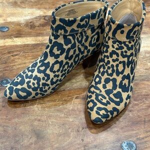 Lucky Brand Cheeta Print Bootie
